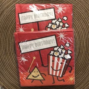 Hallmark Popcorn Happy Birthday Napkins